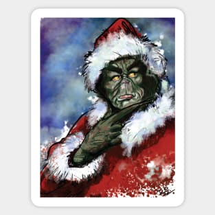 Merry Grinchmas Sticker